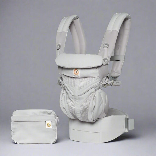 Porte Bebe - BreathBabyBag™ - Gris - Les Petits Explorateurs