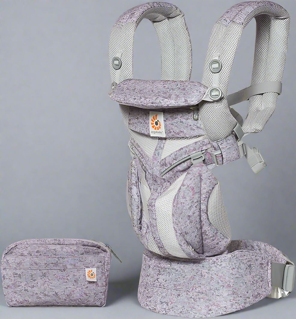 Porte Bebe - BreathBabyBag™ - Mauve Lavande - Les Petits Explorateurs