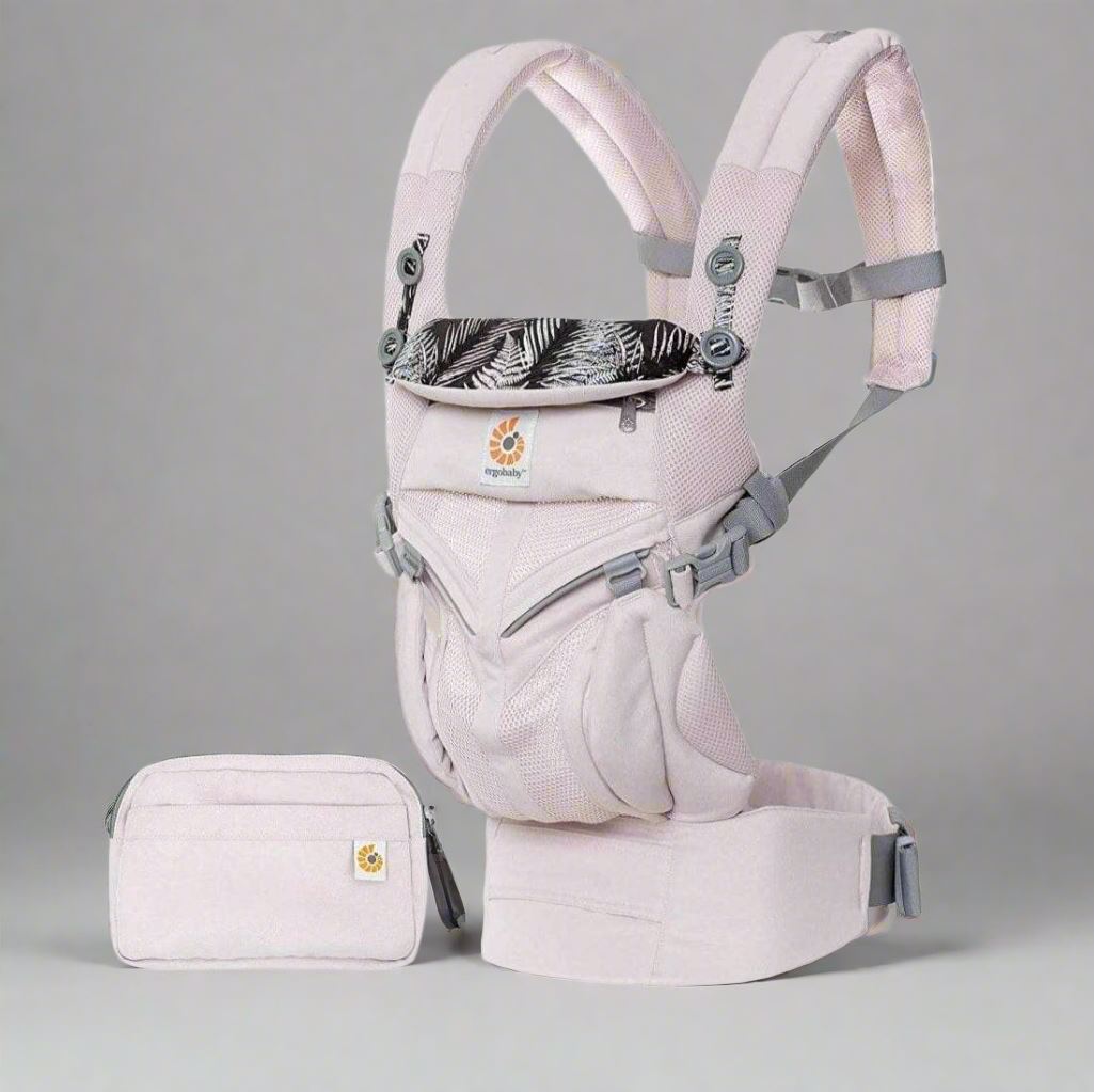 Porte Bebe - BreathBabyBag™ - Rose Maille - Les Petits Explorateurs