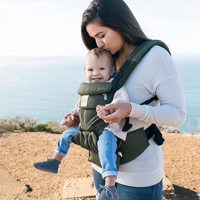 Porte Bebe - BreathBabyBag™ - Vert Olive - Les Petits Explorateurs