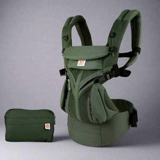 Porte Bebe - BreathBabyBag™ - Vert Olive - Les Petits Explorateurs